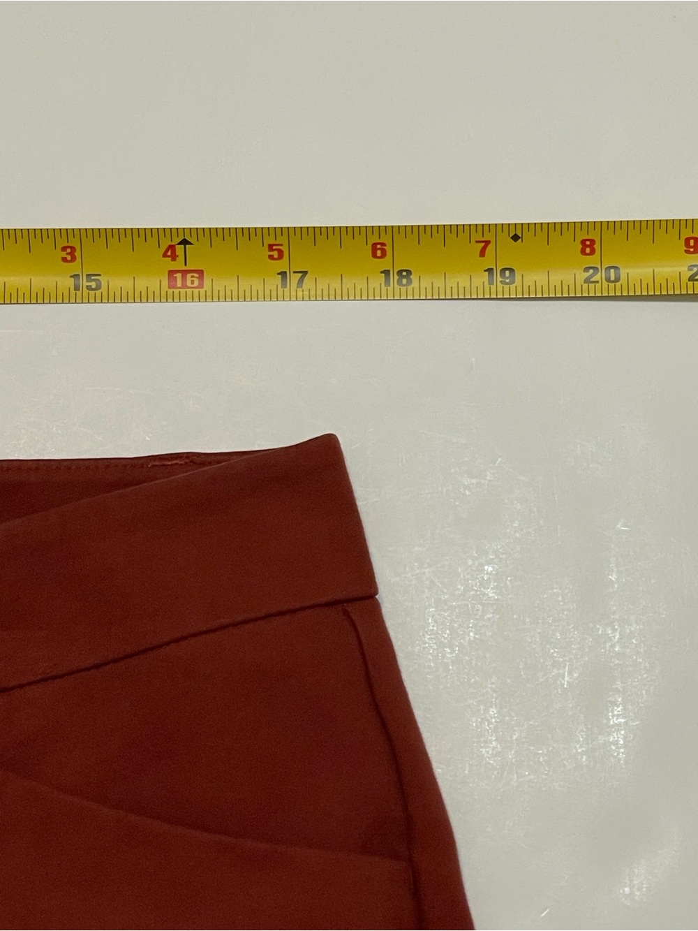 Express Editor Dress Pants Trousers Rust Red Size 12 - Picture 7 of 11